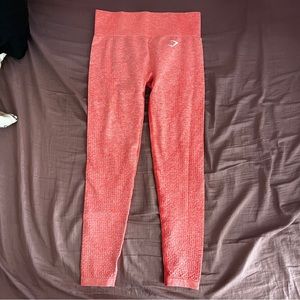 Gymshark Vital Seamless 2.0 Leggings Chili Red Marl